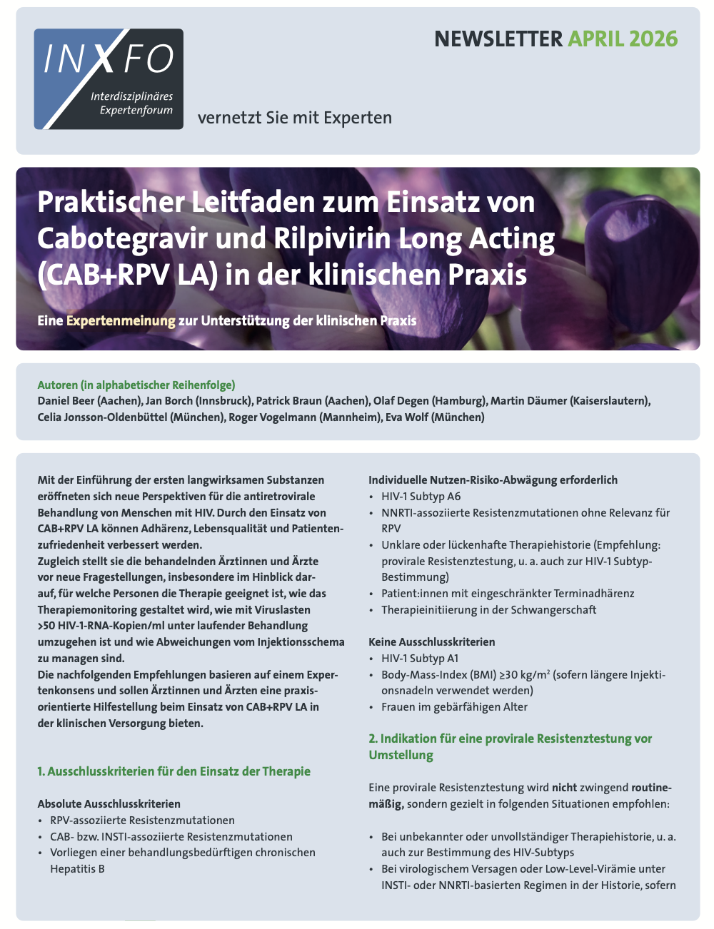 Newsletter Mai 2026